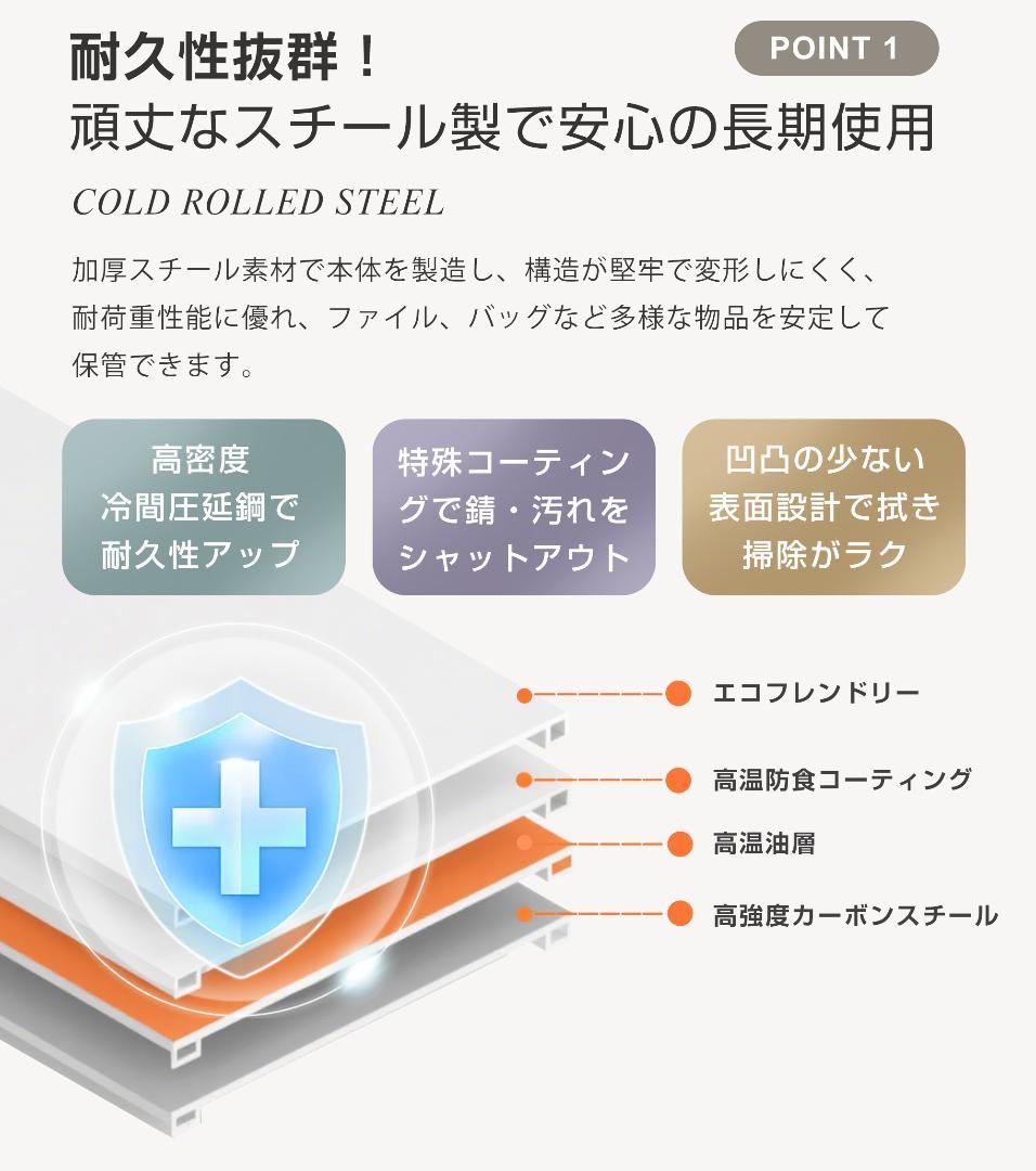 ロッカー スチールロッカー 9人用 ホワイト 鍵付き スペアキー付 スチール製
