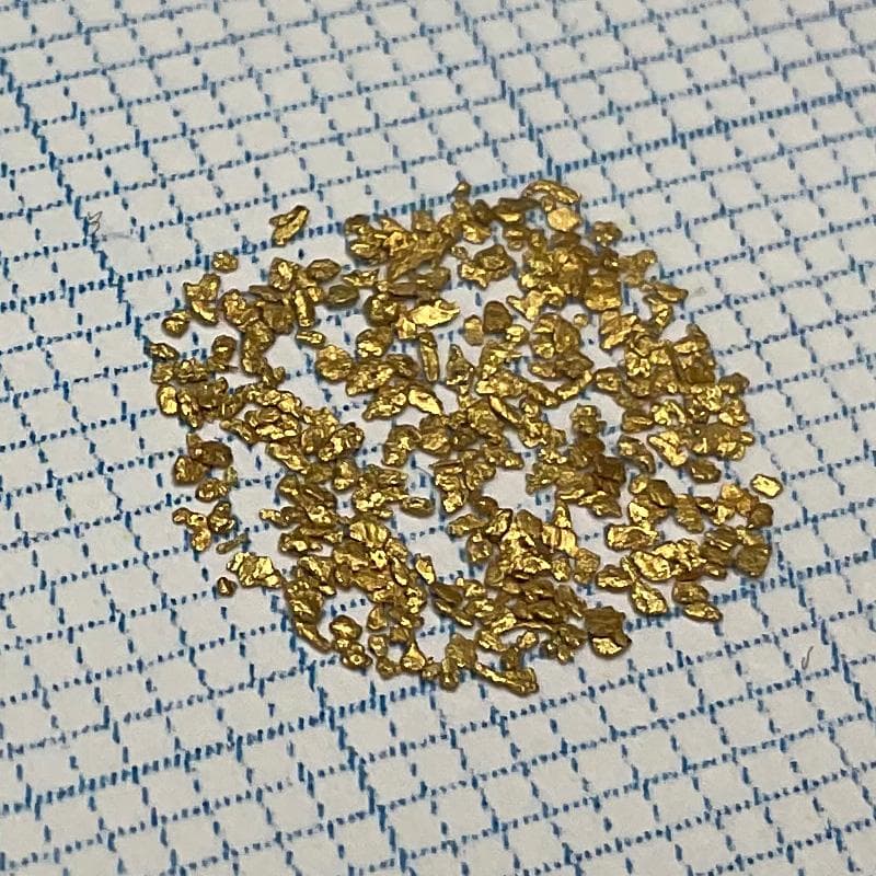 ア*オ様 ★砂金★北海道新十津川町　総富地川産★0.103g