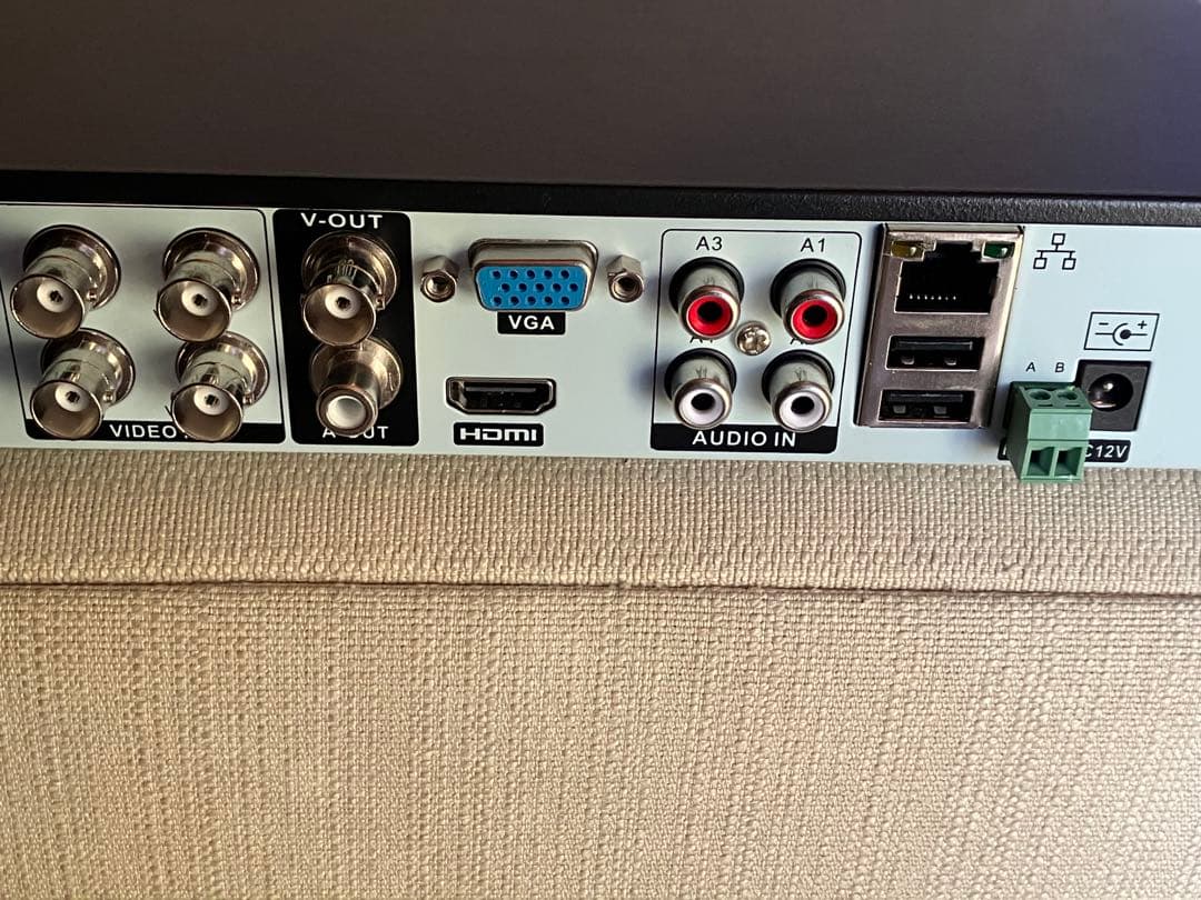 4CH防犯カメラ用DVRレコーダー AVR2304A10-LT 1TB-HDD