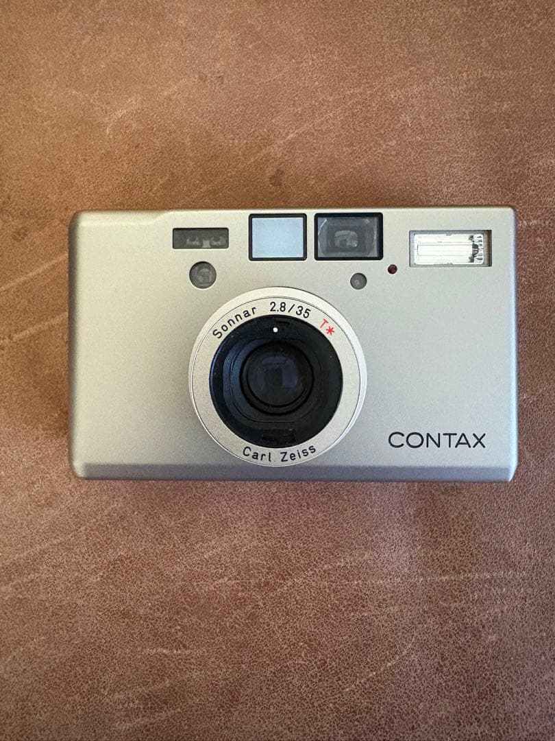 CONTAX T3 コンタックス　コンパクトフィルムカメラ　チタンシルバー