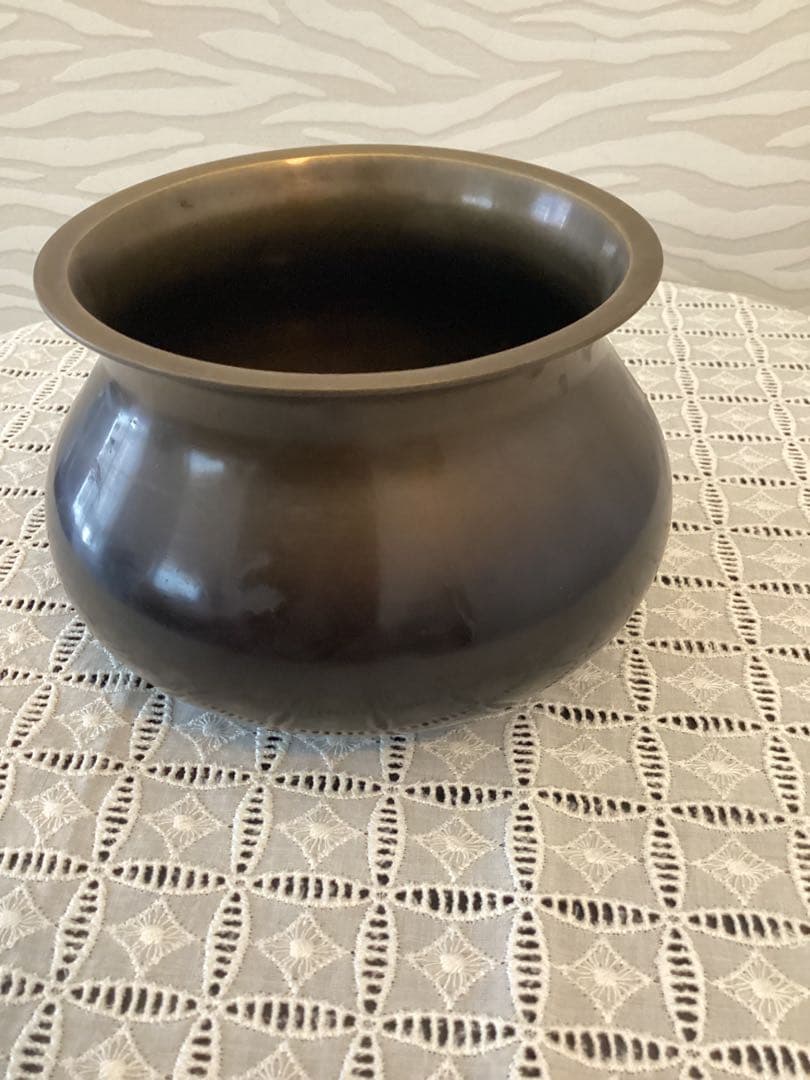 茶道具　 『横田鳳山造』　唐銅　青磁三ツ人形 九谷焼茶碗　御羽箒　 おまとめ品