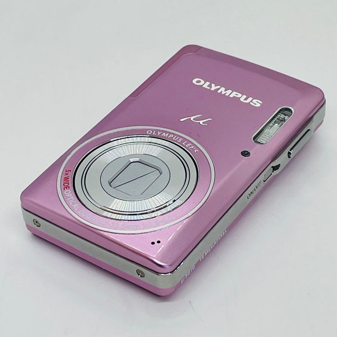 ★美品★ OLYMPUS コンパクトデジタルカメラμ-5010 ピンク