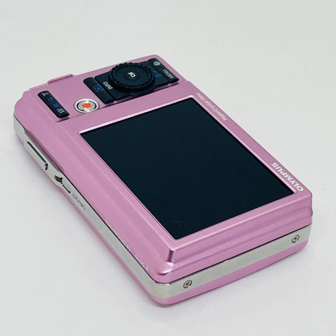★美品★ OLYMPUS コンパクトデジタルカメラμ-5010 ピンク