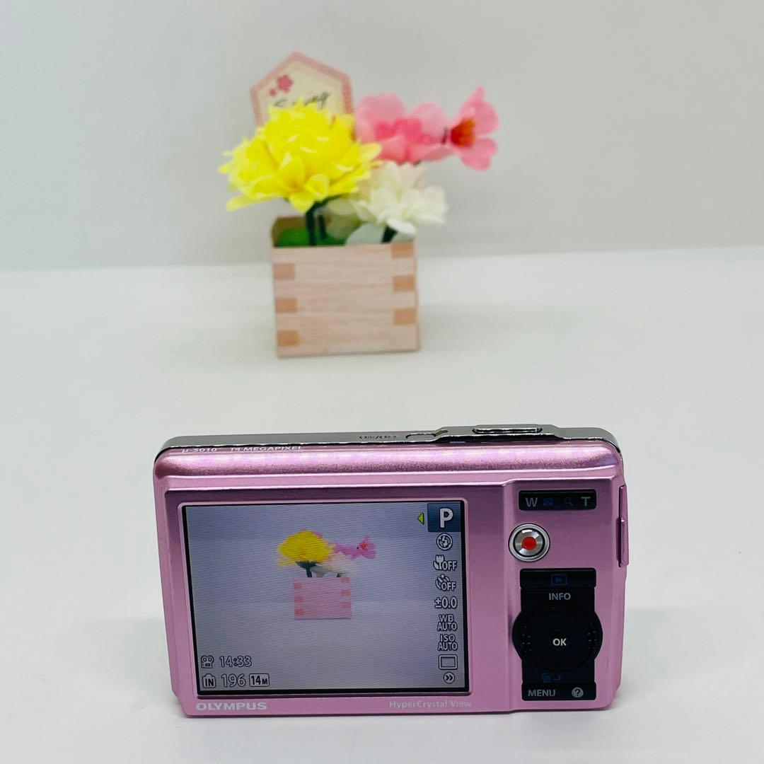 ★美品★ OLYMPUS コンパクトデジタルカメラμ-5010 ピンク