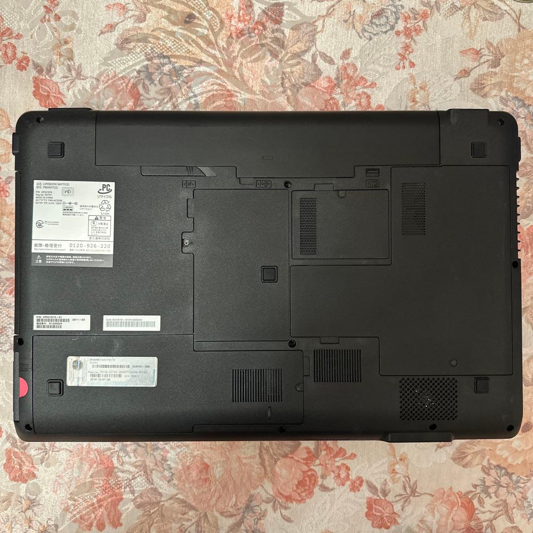 I*k様 FUJITSU LIFEBOOK NH77/CD windows7 中