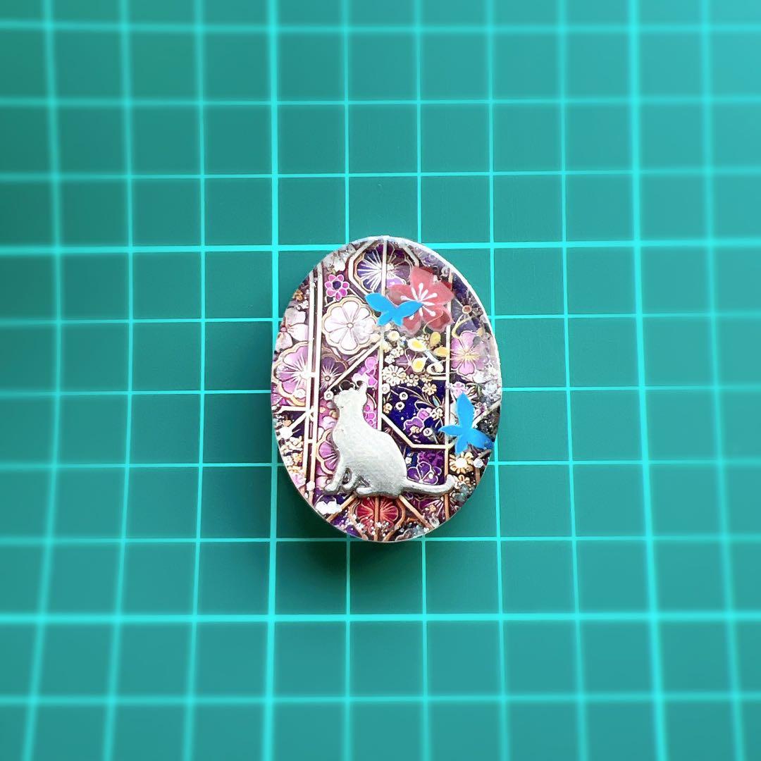 レジン ヘアゴム 猫 No.920