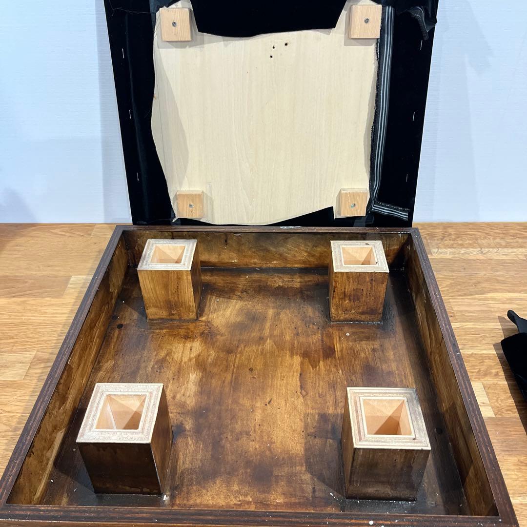木製ディスプレイスタンド 黒
