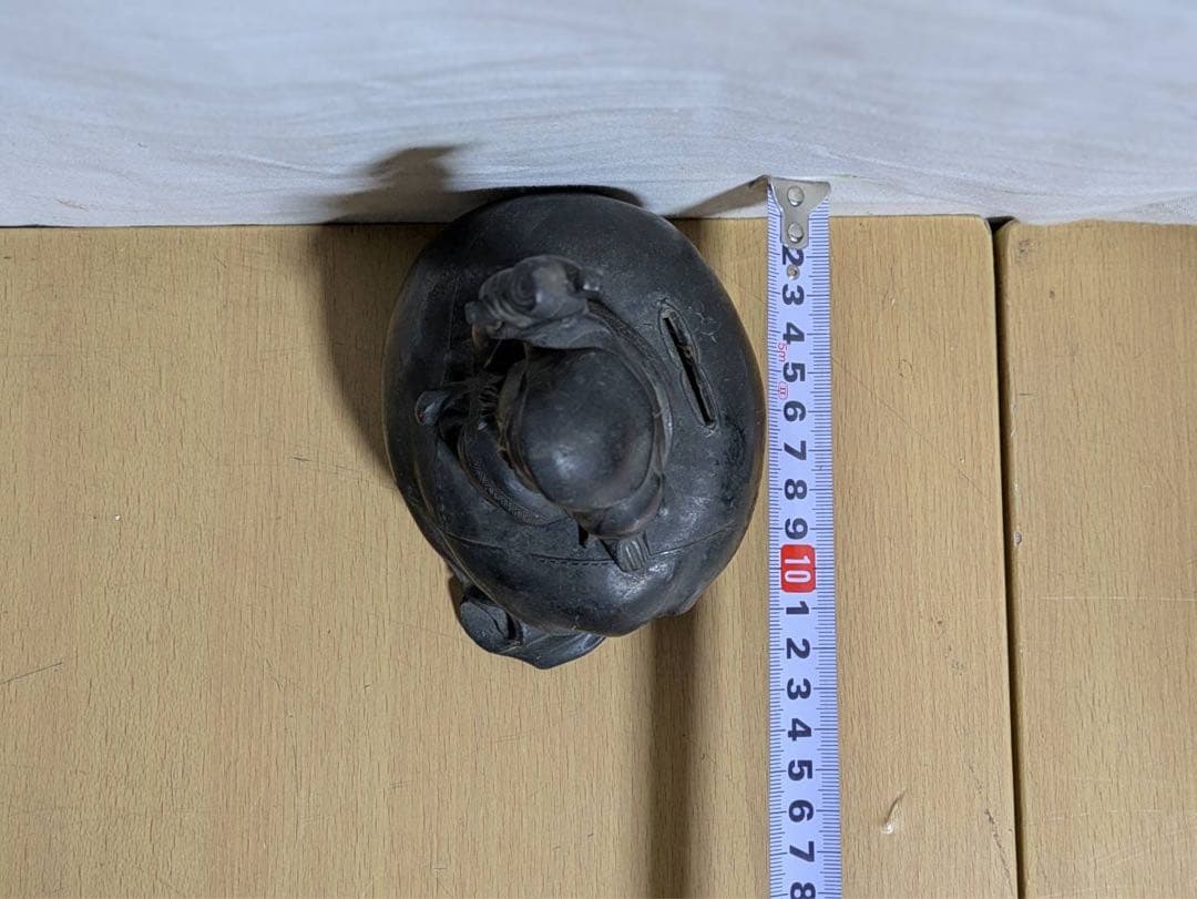 大黒　置物　貯金箱　金属工芸　約752g 骨董　時代物　銅製