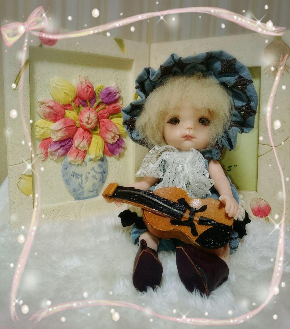 値下げしました。樹脂粘土人形 ハンドメイド 森の音楽隊