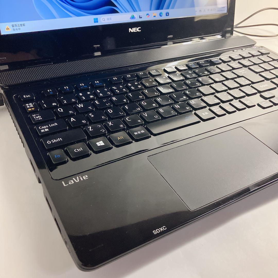大容量SSD500GB Win11/ LaVie 　カメラDVDありノートPC