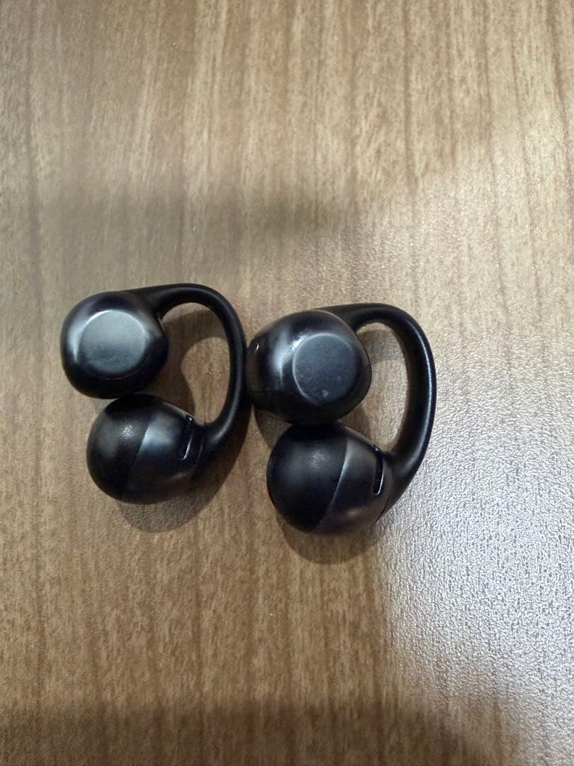 美品Shokz イヤーカフ型イヤホン OpenDots ONE ブラック