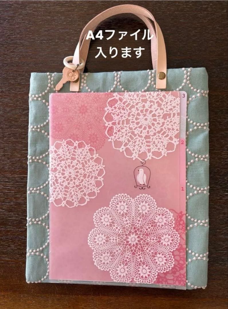 【未使用】ミナペルホネン生地 トートバッグと巾着セット