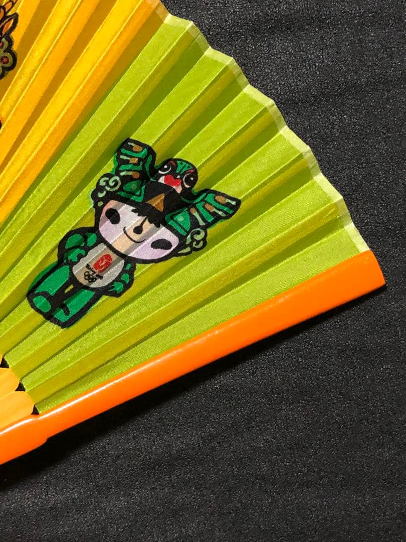 扇子　21cm Beijing Olympics 2008 SILK FAN