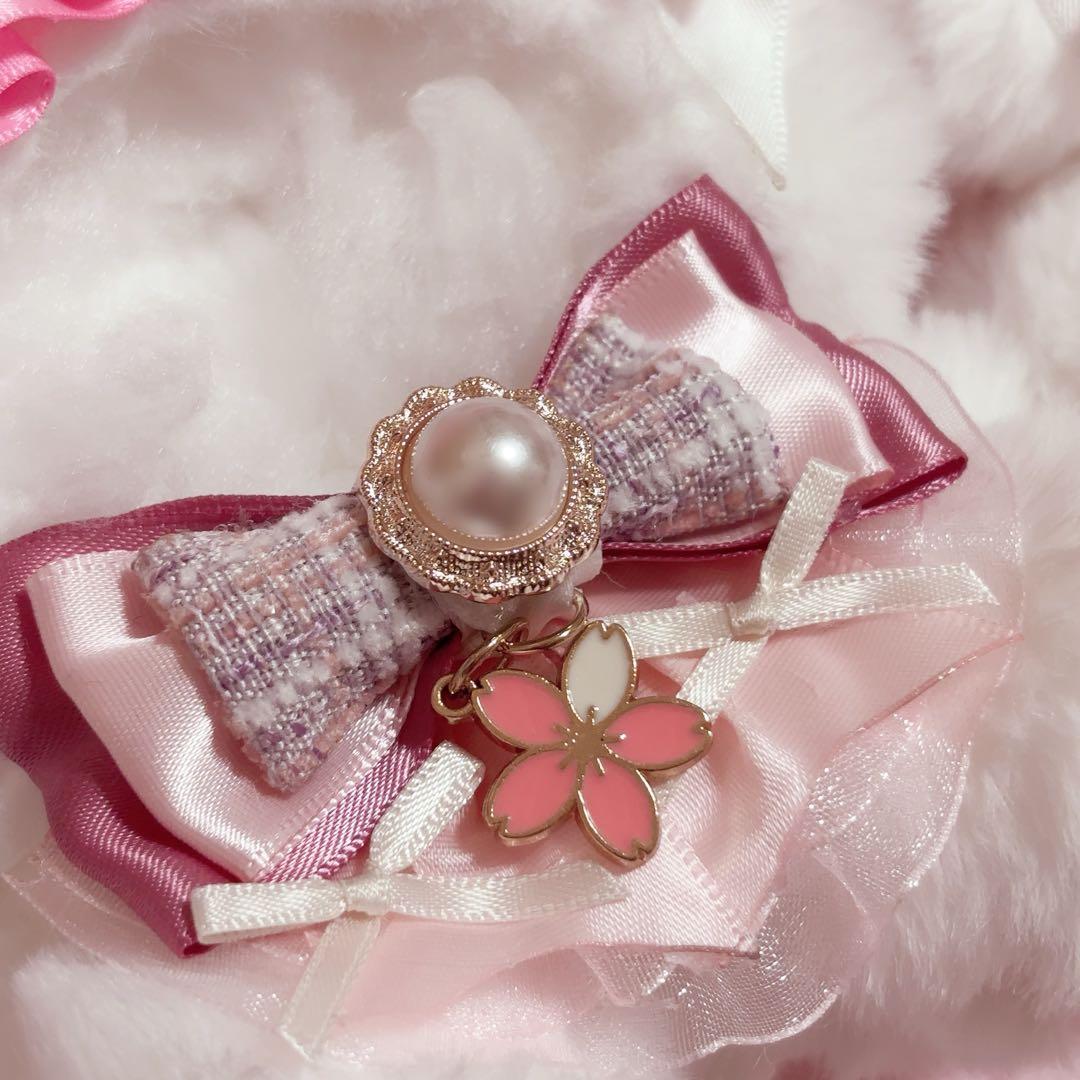 おすわり ぬい服 ちびぐるみ 春の桜 ①