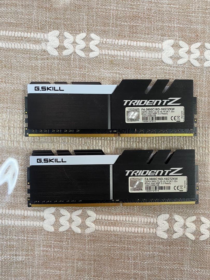 メモリー gskill ddr4 16gb (8gb x2) 3600mt/s cl16