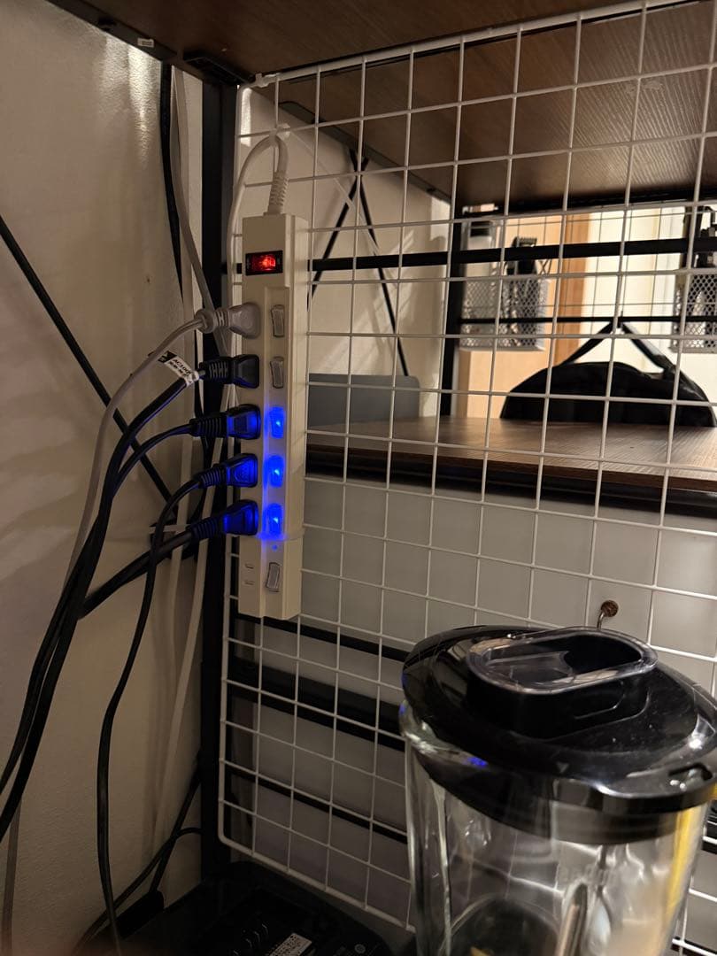 家電ラック　黒