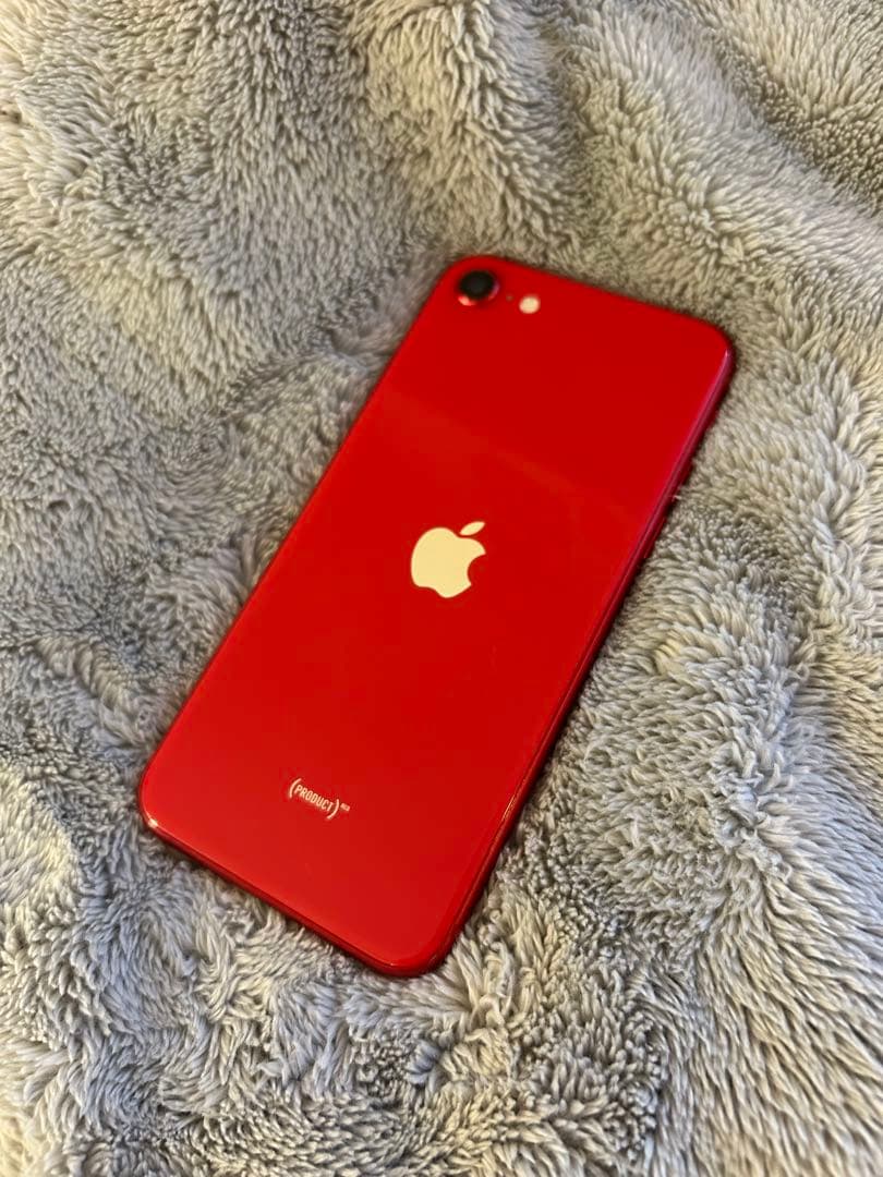 【256GB】iPhoneSE2￤バッテリー82%￤SIMフリー￤レッド