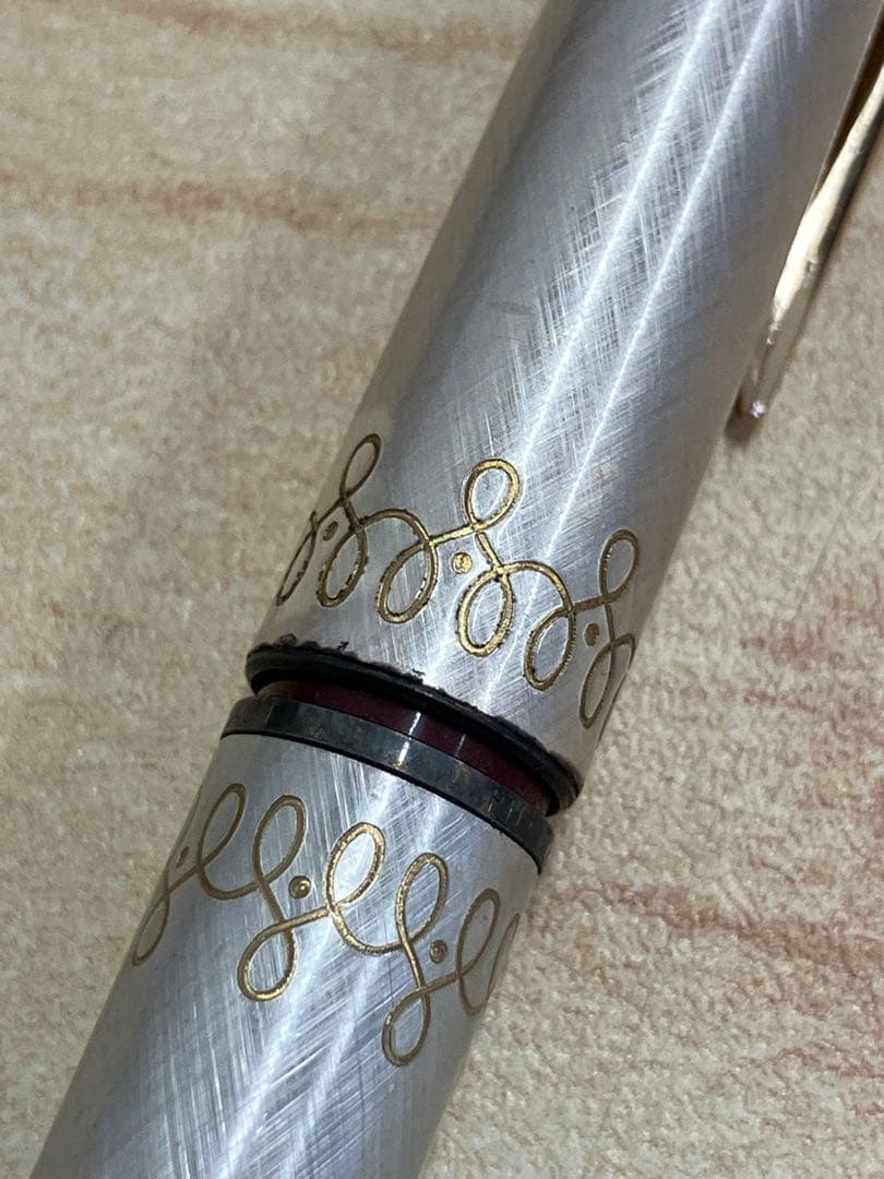 PILOT パイロット 万年筆 レディ　18K-750 銀金色　筆記用具