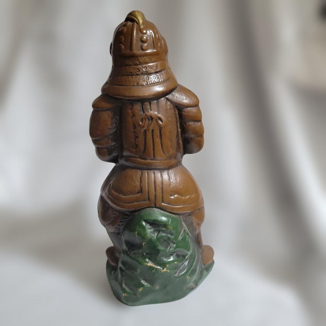 開運　七福神　毘沙門天びしゃもんてん　陶器製置物