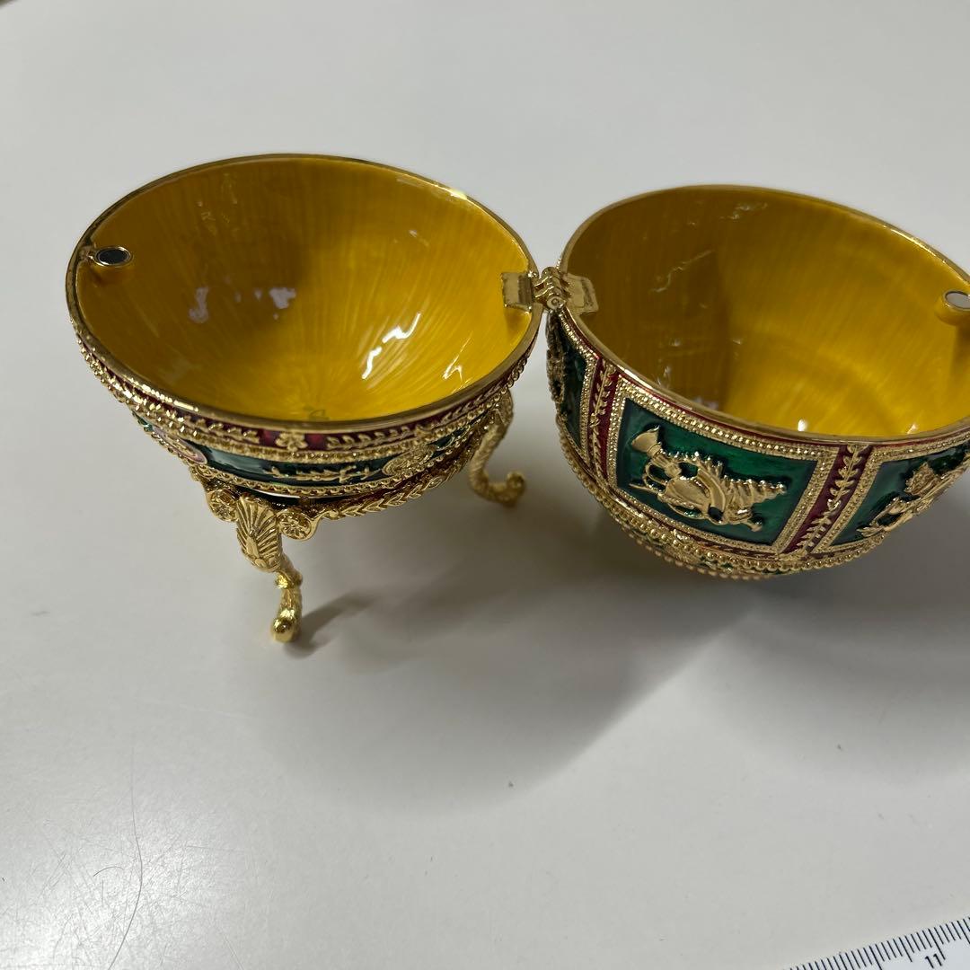 新品❣️高価美術品　インペリアル　イースターエッグ　ファベルジェの卵　ナポレオン
