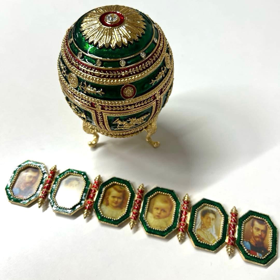 新品❣️高価美術品　インペリアル　イースターエッグ　ファベルジェの卵　ナポレオン