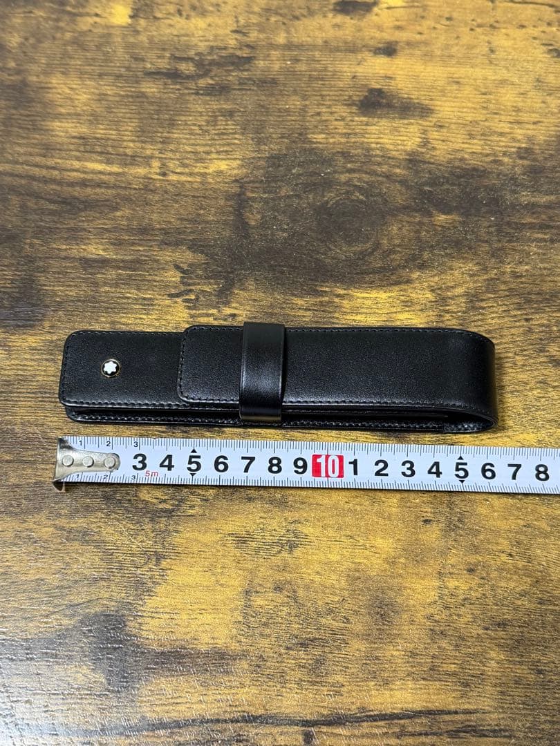 新品未使用　モンブラン　万年筆　ペンケース　欧州産本革　品番:MB14309