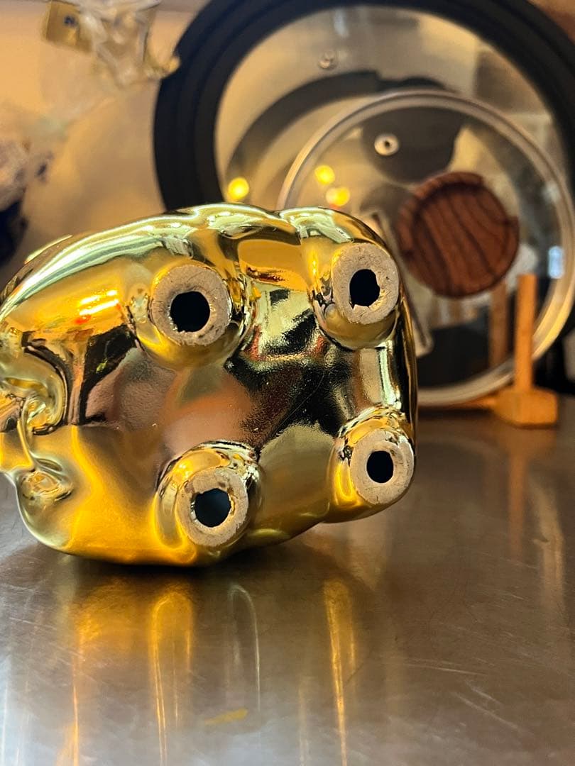 激レア！！　金の豚の貯金箱