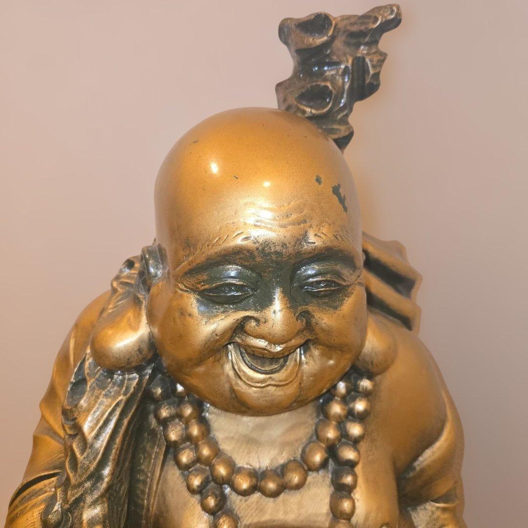 大きめ 金色 布袋様 置物 高さ58cm