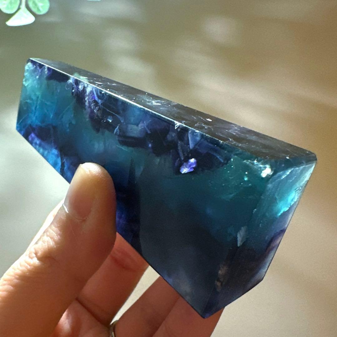 ブルーフローライト　タワー　183.3g10.3 フローライト Fluorite