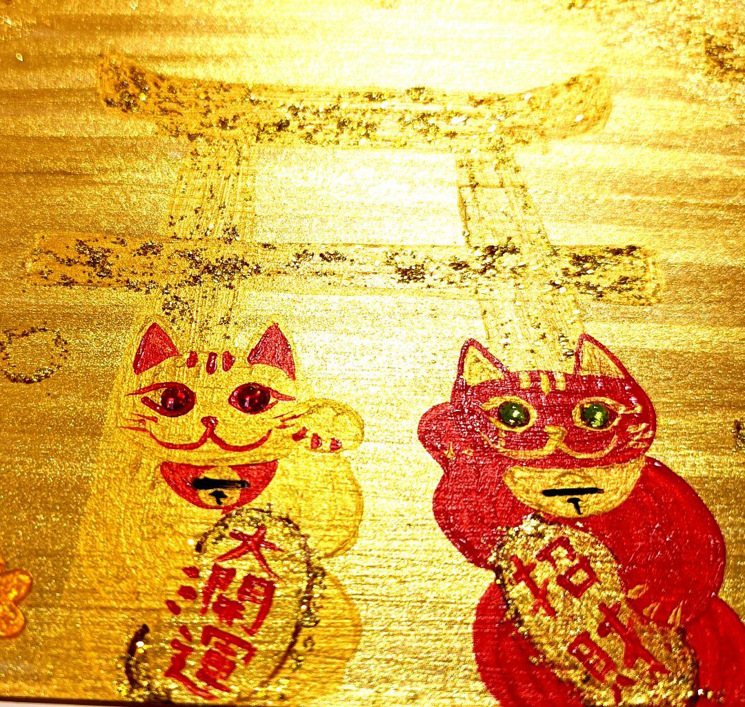 ☘️chiaki☘️　❀本日満月月祈り❀大開運＆招財猫金鳥居⛩️