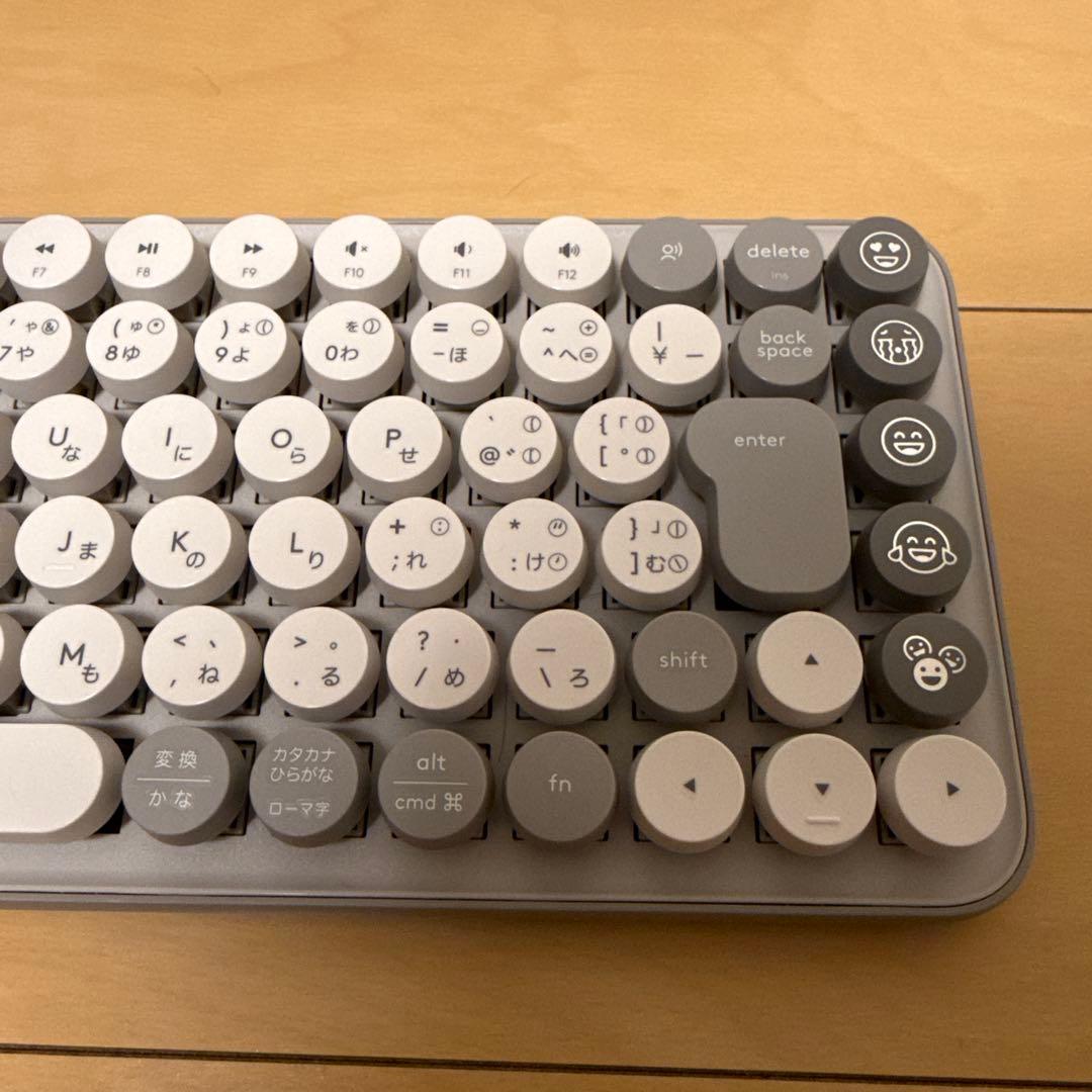Logicool Pop Keys グレー/ホワイトK730 GY