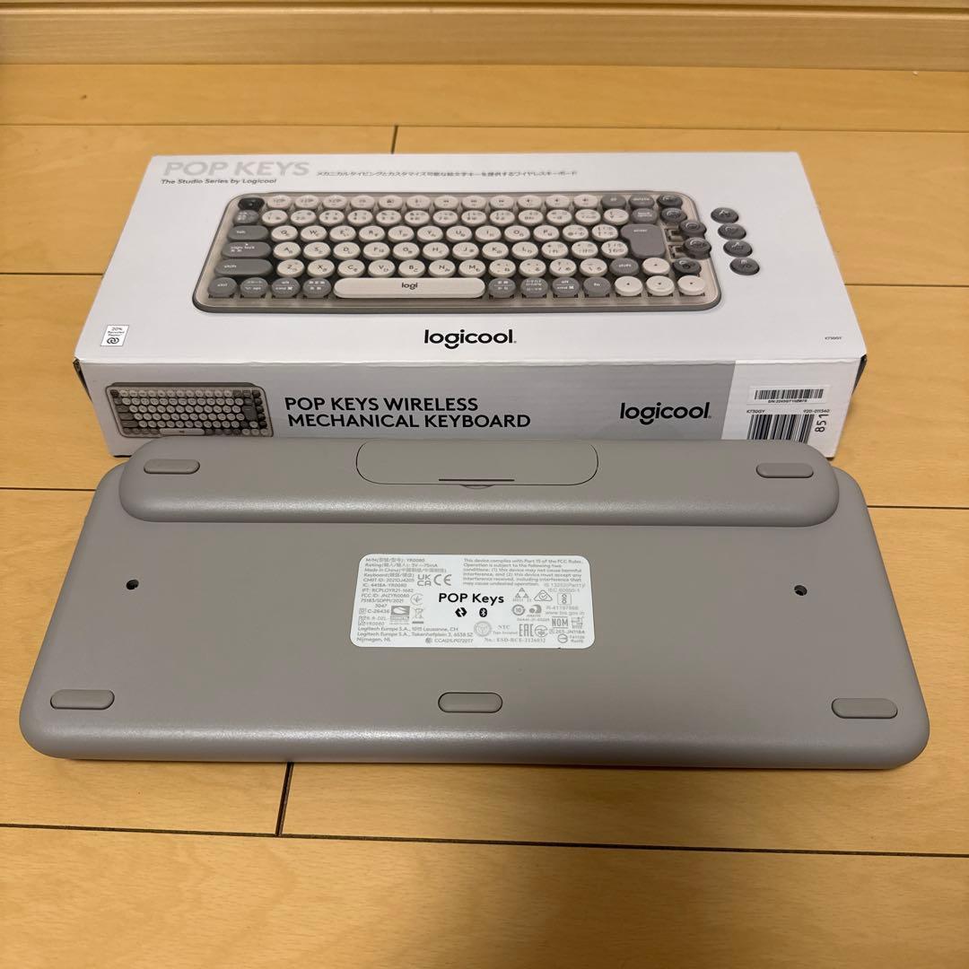 Logicool Pop Keys グレー/ホワイトK730 GY