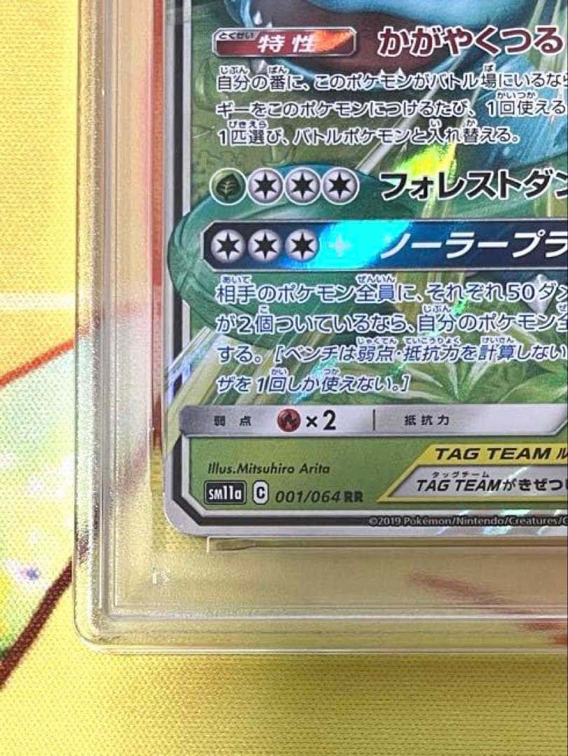 【PSA10】フシギバナ＆ツタージャGX RR リミックスバウト 001/064