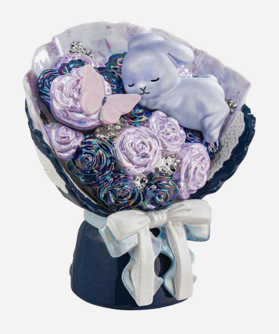 Flower Rabbits Decanter フラワーラビッツ デキャンタ 青
