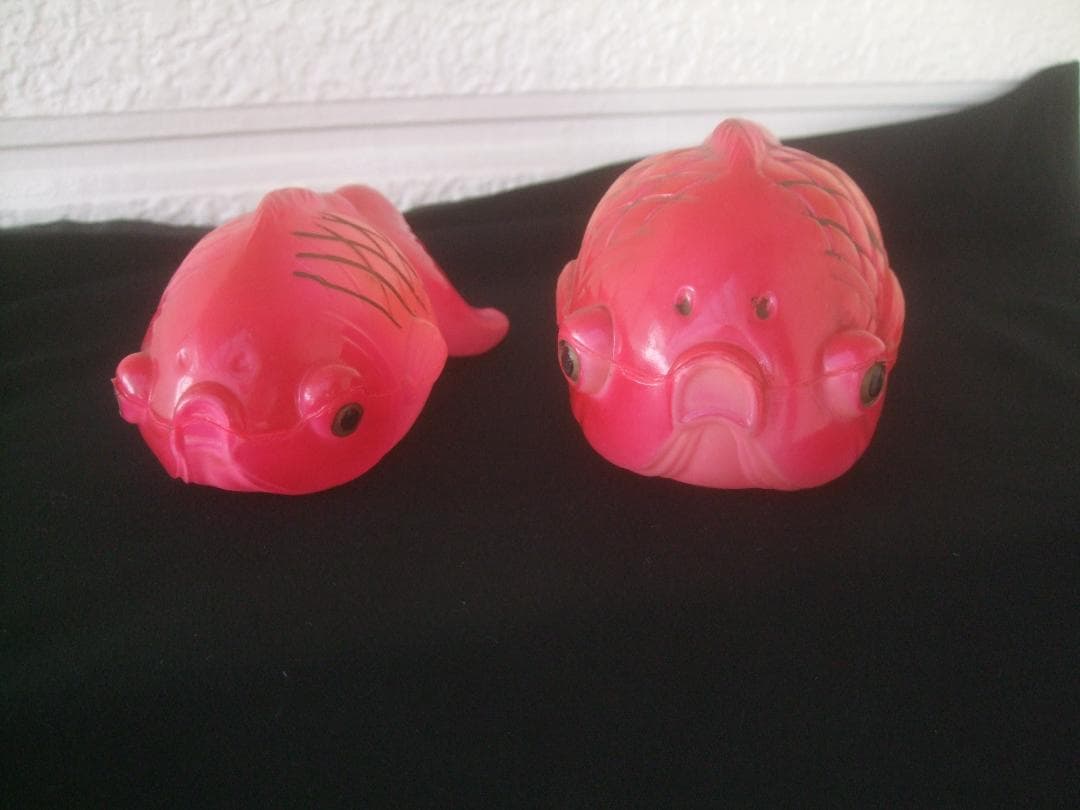 昭和レトロ★セルロイド★金魚　2個セット