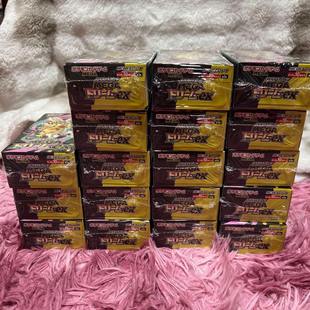 ポケモンカードゲーム MEGA ドリームEX シュリンク付き　１８BOX