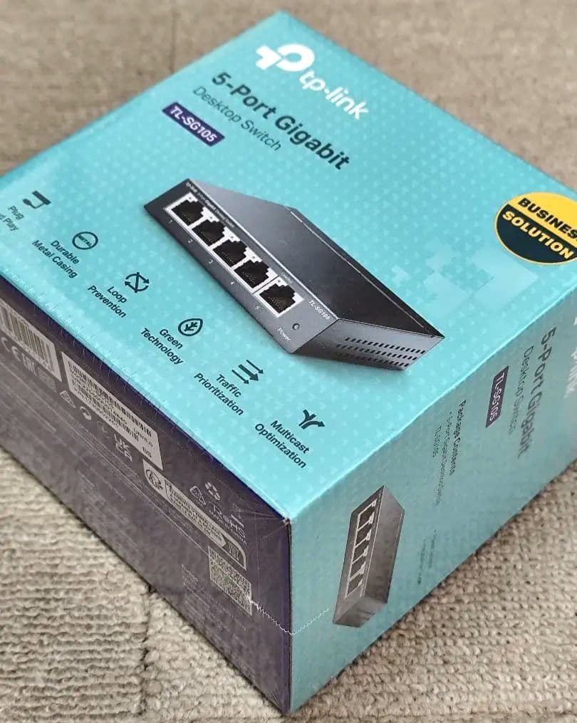 □新品_tp-link 5-Port TL-SG105×5個セット□
