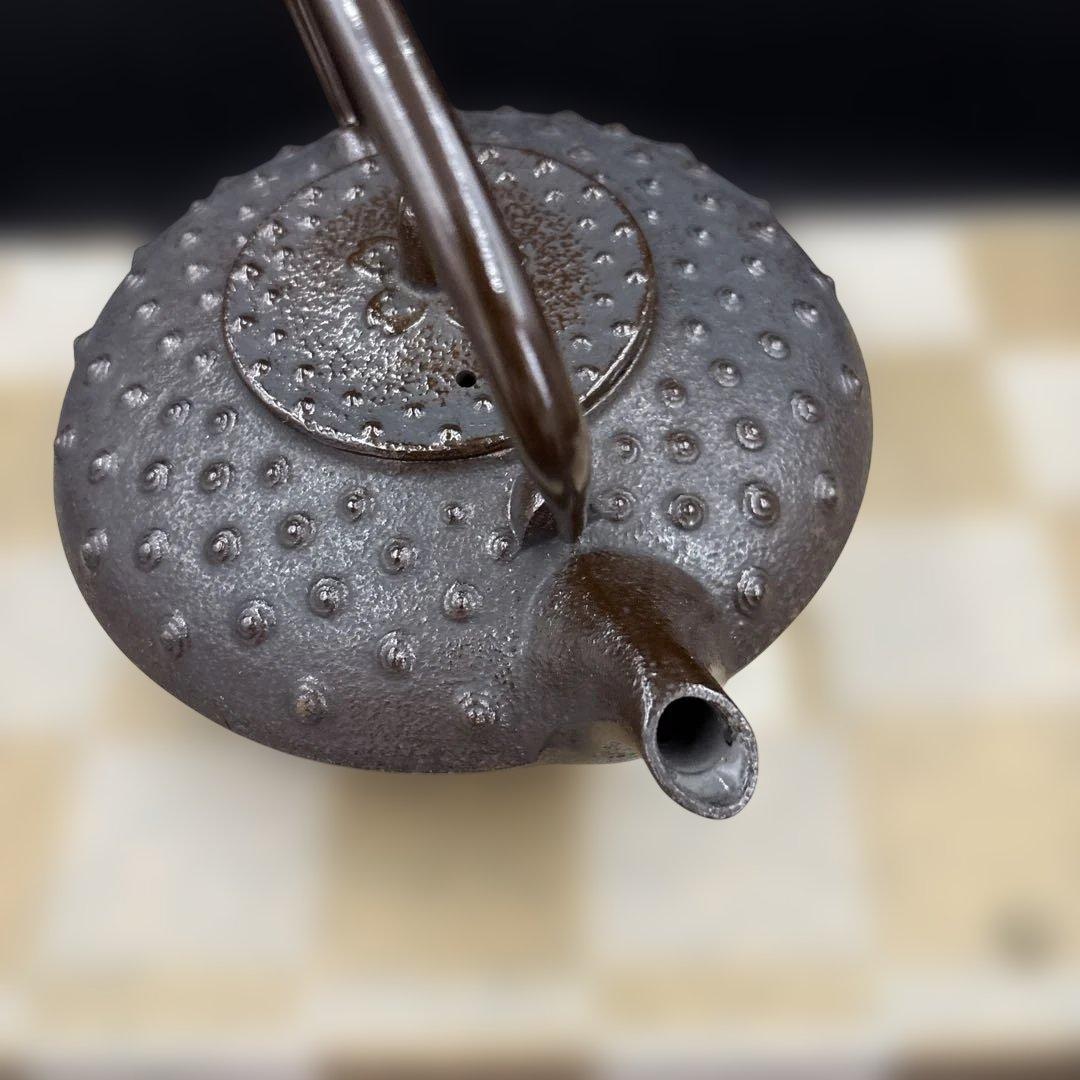 【未使用】南部鉄器　鉄瓶　急須と湯呑みのセット