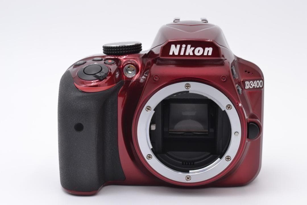 ■ ほぼ新品 S数極少■ ニコン　Nikon D3400 RED レンズキット