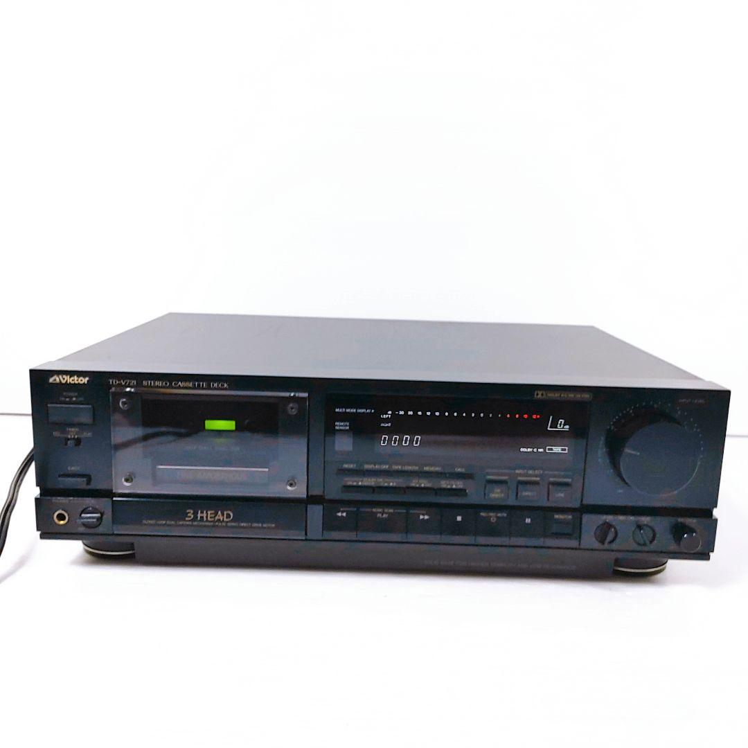 【完動品】Victor ビクター カセットデッキ TD-V721