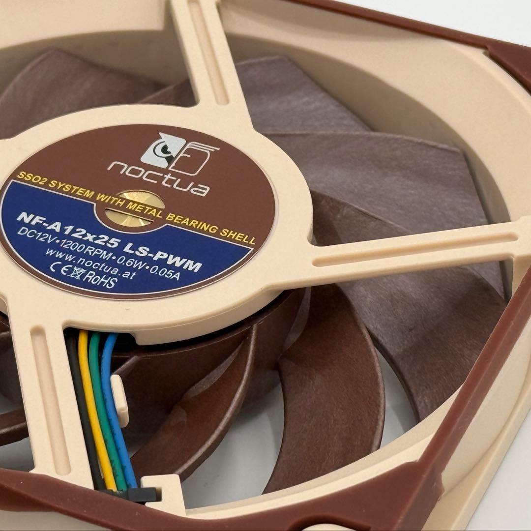 Noctua NF-A12x25 LS-PWM 120mm静音ファン2個セット