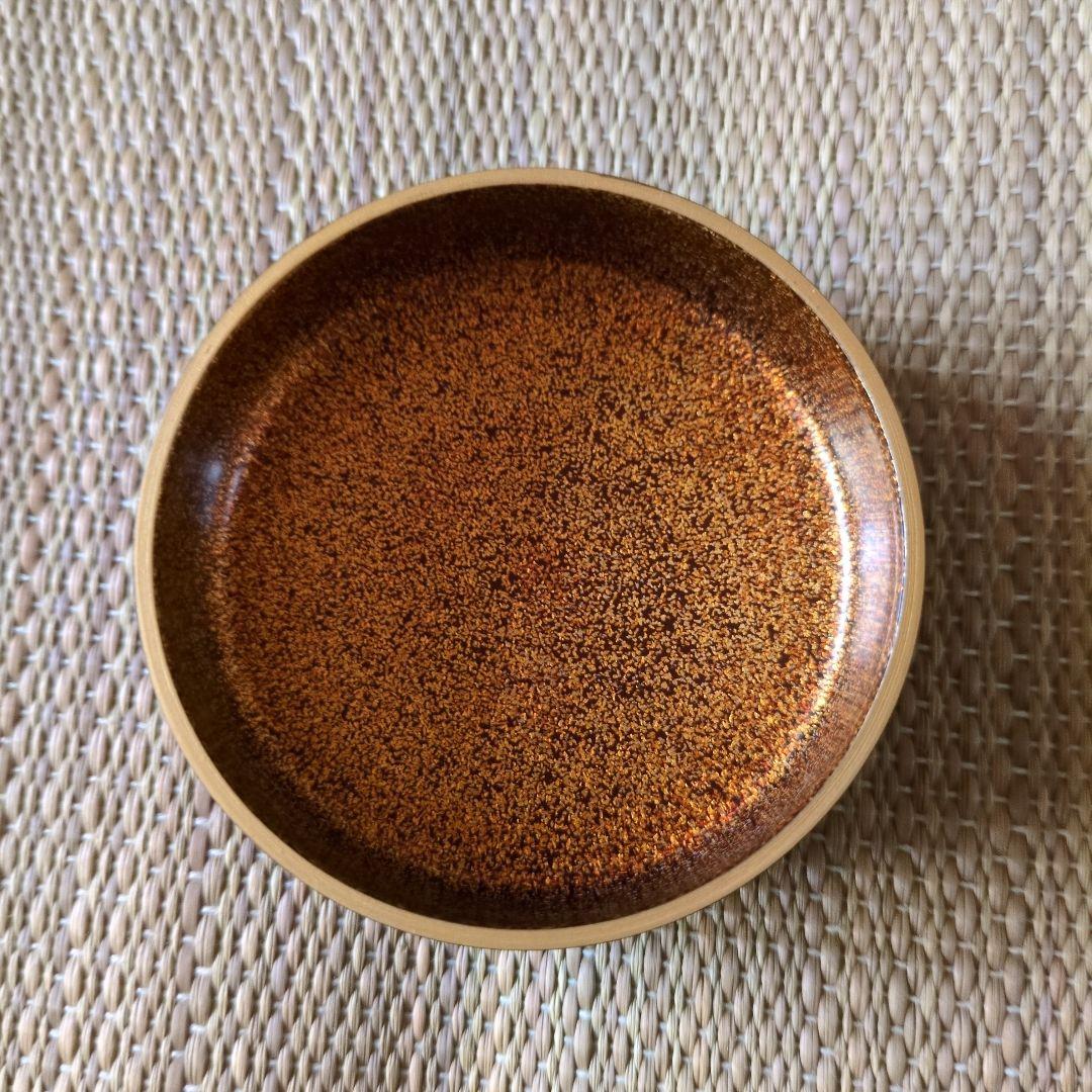 溜塗りの棗