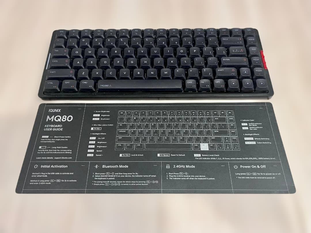 も*ぴ様 【ほぼ未使用】IQUNIX MQ80 ブラック