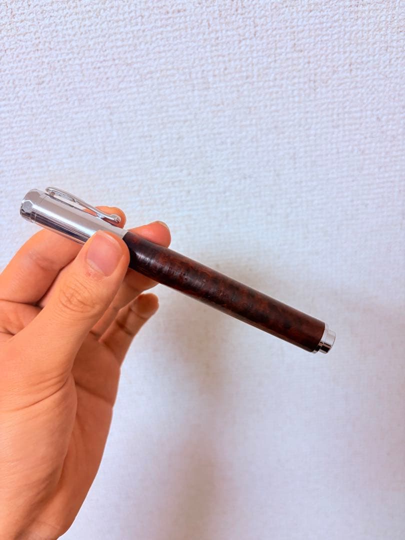金杢犀　極上花梨瘤杢　万年筆