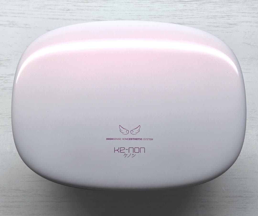 【使用僅少/付属品全付】脱毛器 ケノン 7.1 眉毛脱毛器付 パールホワイト
