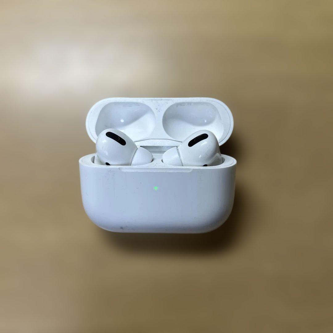 AirPods Pro（第一世代） ワイヤレス充電ケース本体　レザーケース付き