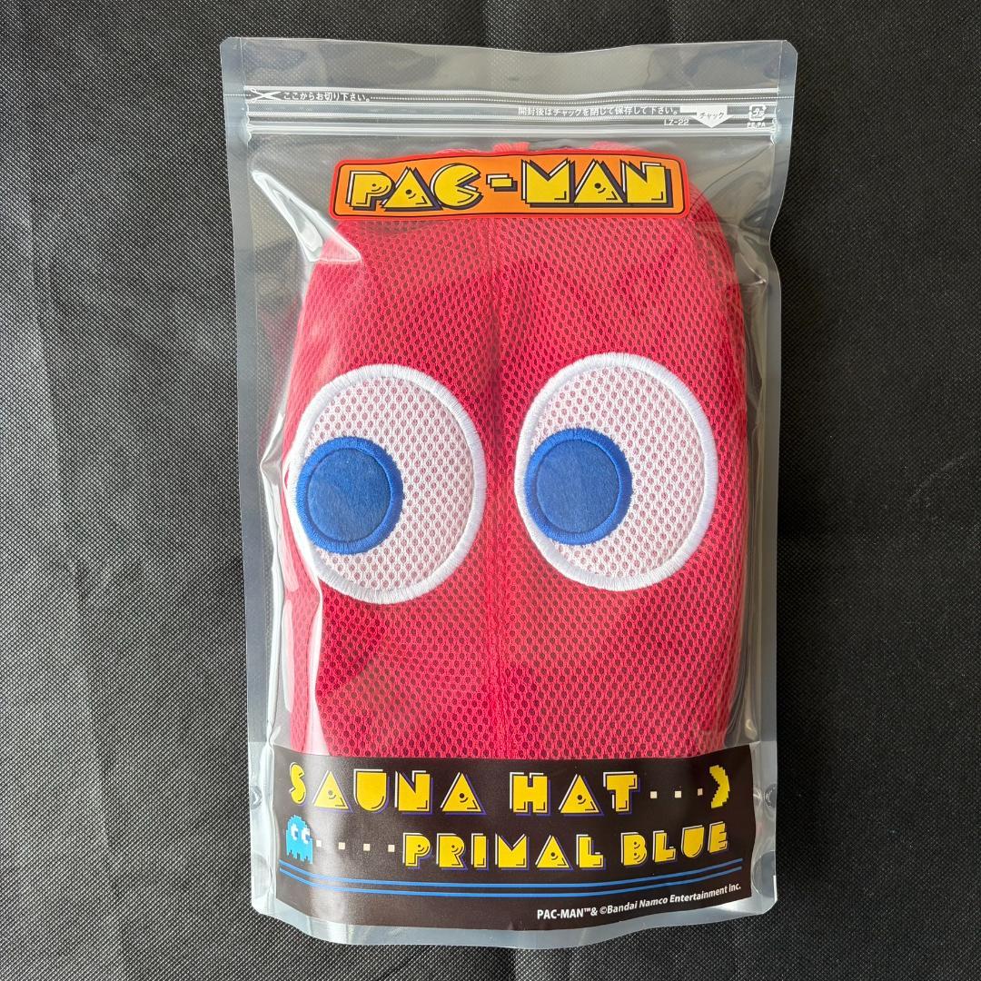 PACMAN 45周年 フルフェイス サウナハット + ラバーキーホルダー