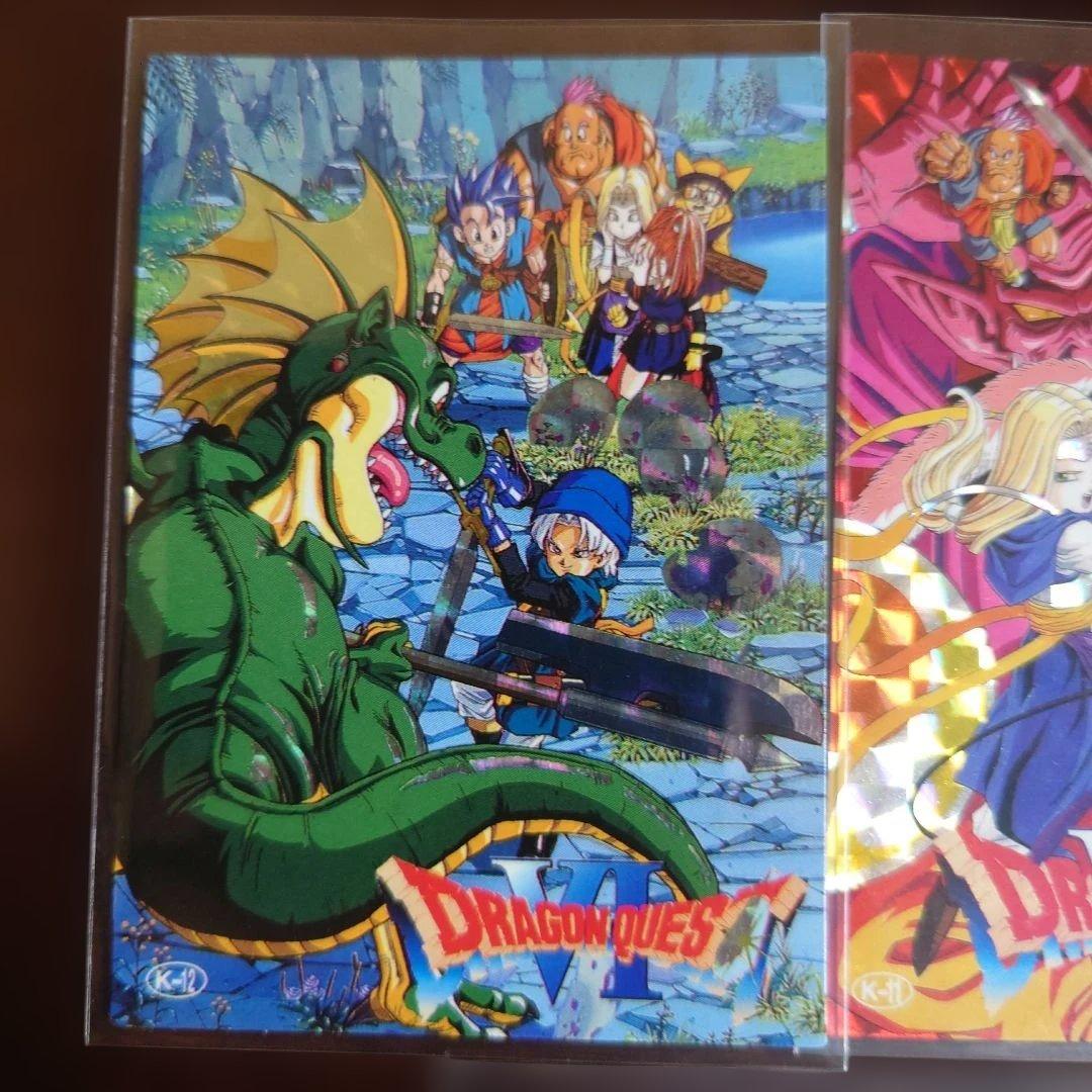 ドラゴンクエスト６　トレーディングバトルカード　キラ7枚&ノーマル大量&説明書