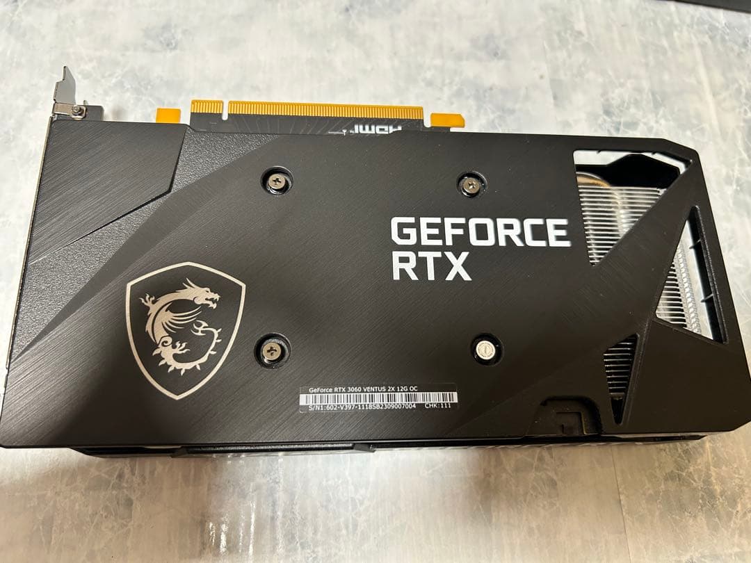グラフィックボード・グラボ・ビデオカード GeForce RTX3060 VENTU2X 12G