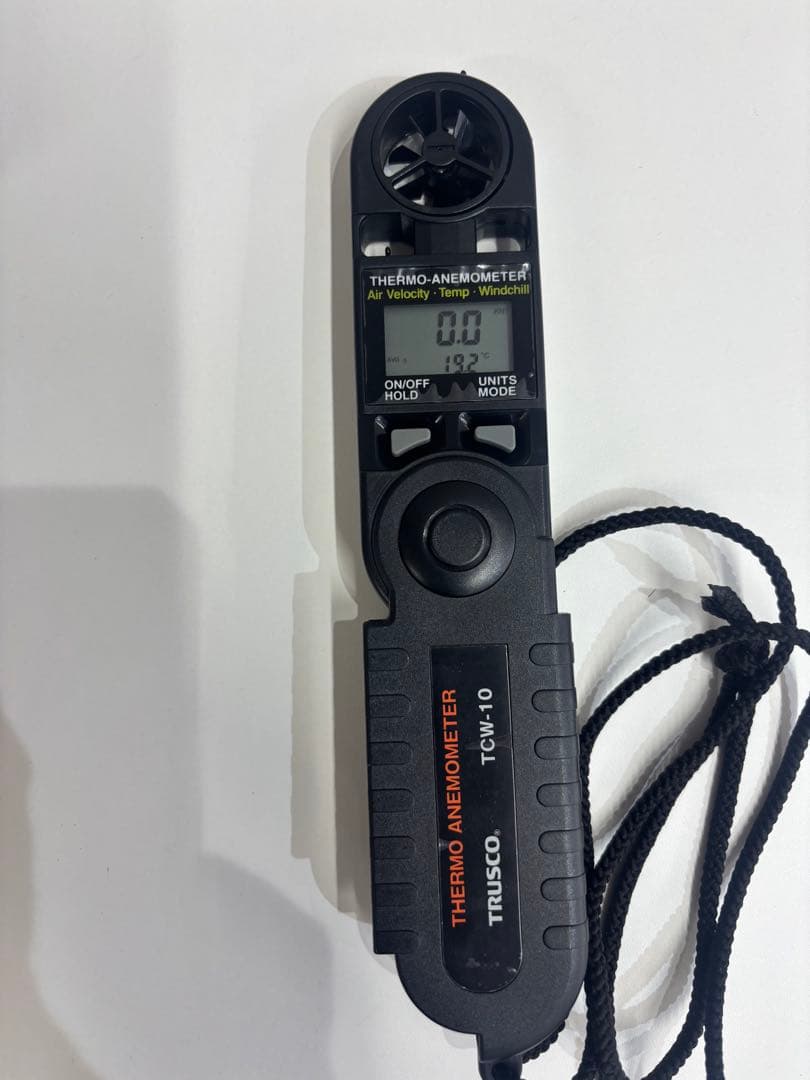 TRUSCO 風速計 TCW-10 デジタル 折りたたみ式